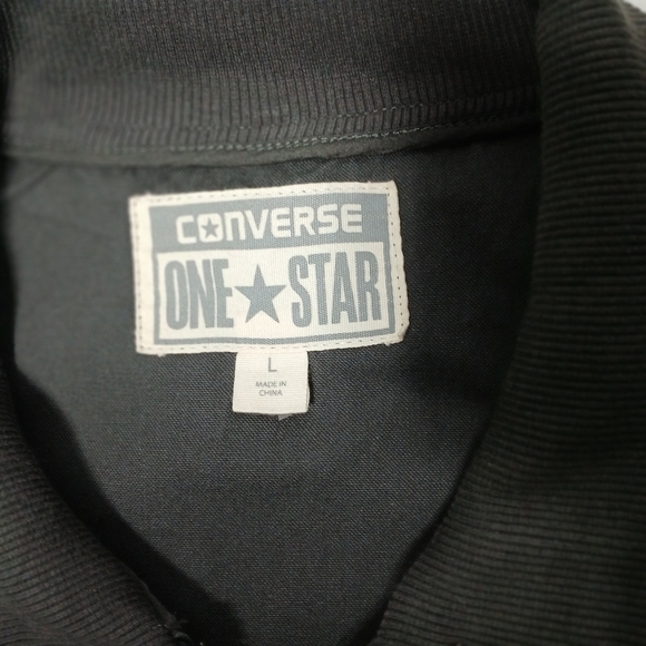 Men's Converse One Cotton Full Zip Jacket. Size L - Picture 8 of 9